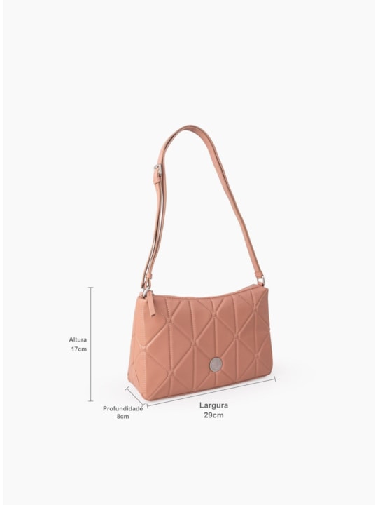 Bolsa Tiracolo de Couro Nude