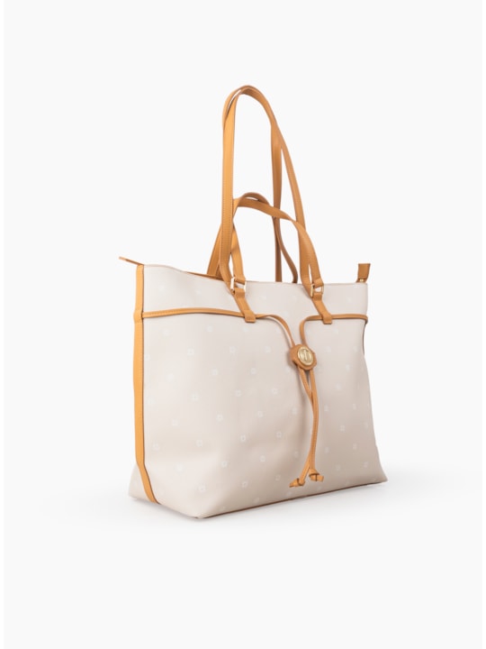 Bolsa Tote Monograma Off white
