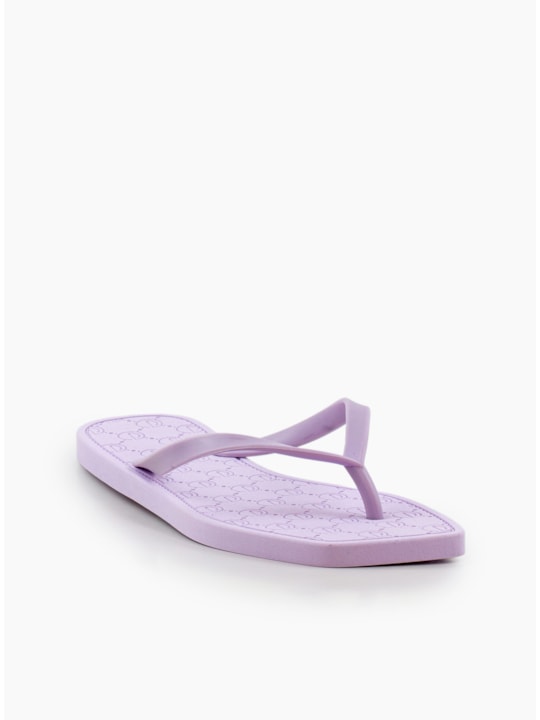 Chinelo Injetado Bico Quadrado Lilás