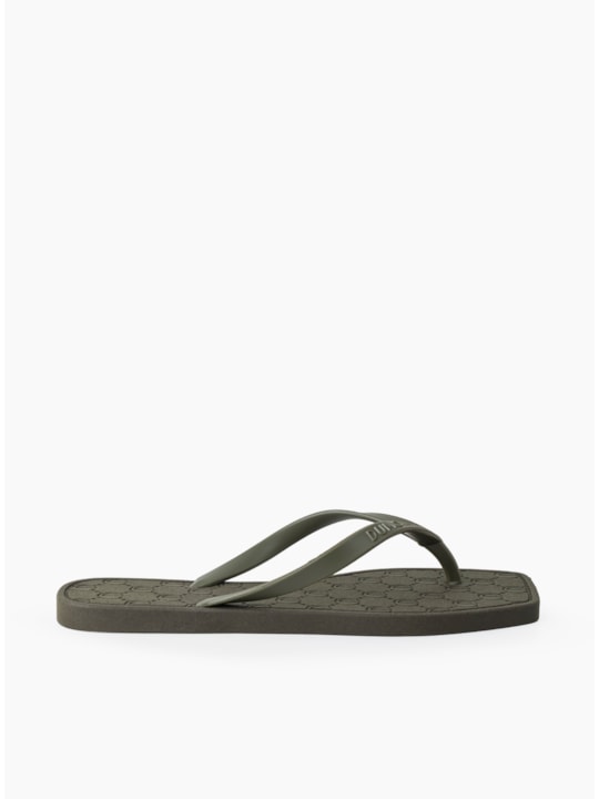 Chinelo Injetado Bico Quadrado Oliva