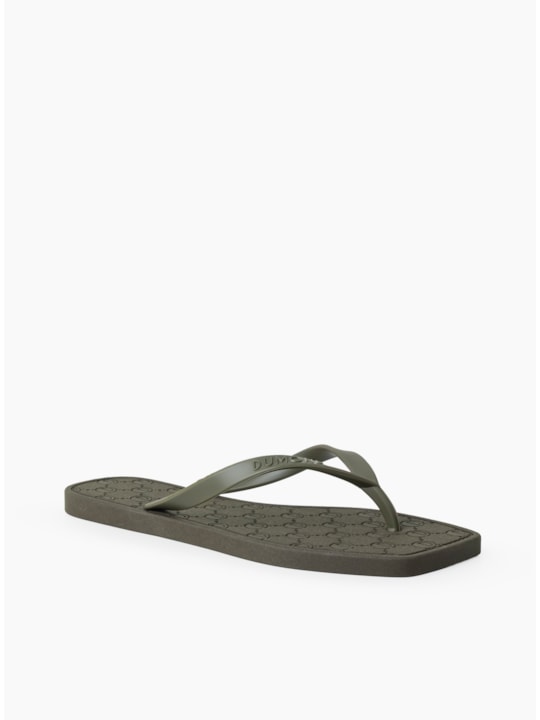 Chinelo Injetado Bico Quadrado Oliva