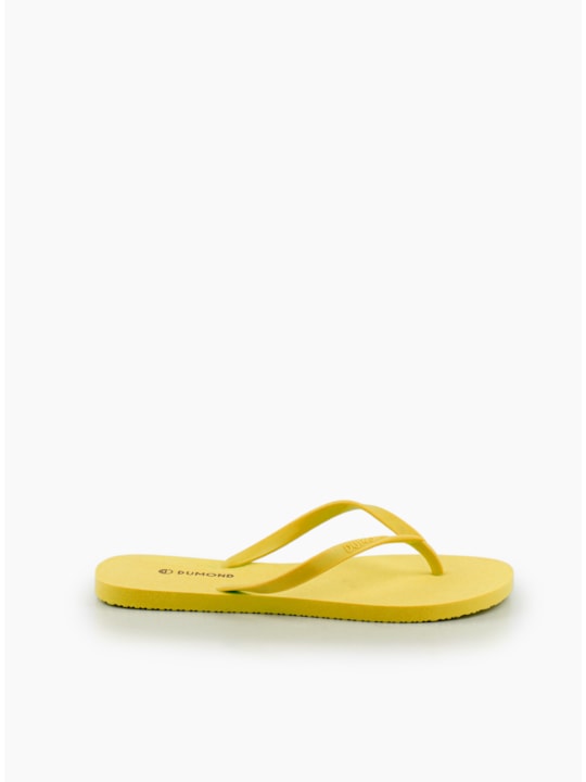 Chinelo Injeto Amarelo Confortável