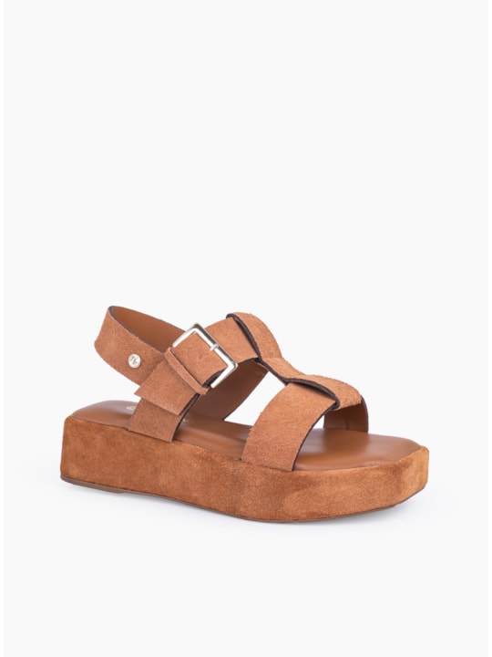Flatform Camurça Caramelo