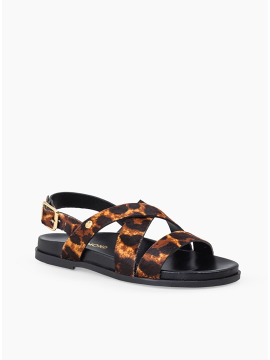 Papete Pelo Leopardo Couro
