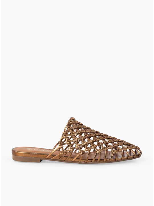 SAPATILHA NAPA SOFT METAL SINT BRONZE
