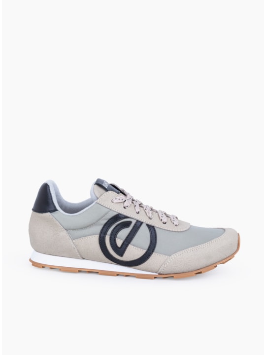 Tênis Casual Camurça Cinza
