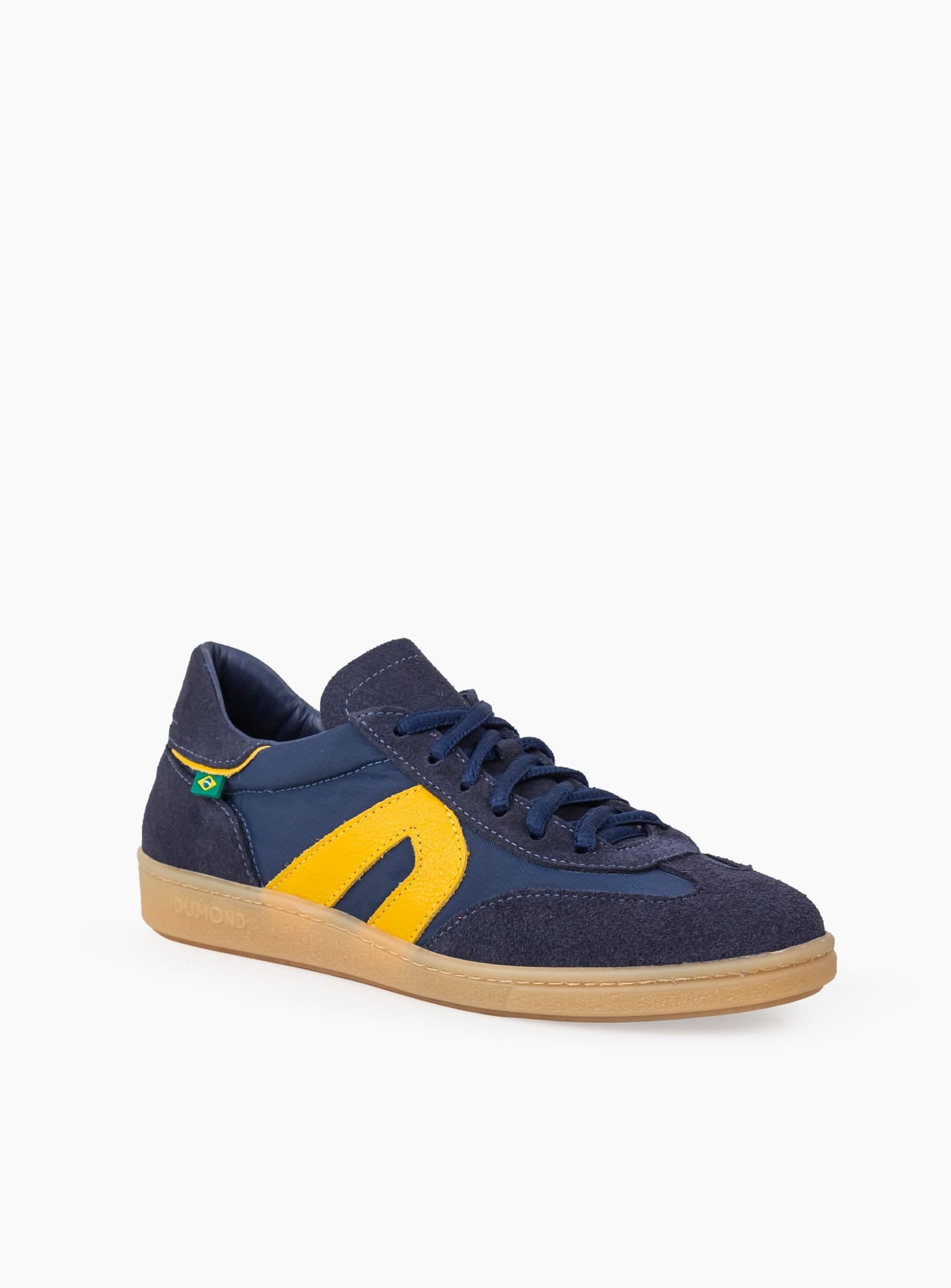 Tênis Copa Casual Azul/Amarelo Camurça Amarração | Dumond