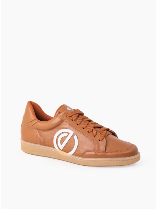 Tênis Couro Mocha Mousse Casual Premium