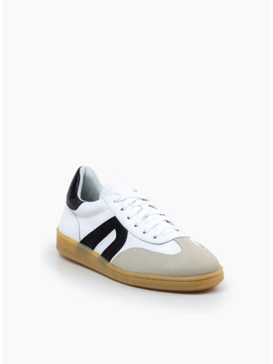 Tênis Feminino Couro Branco Casual